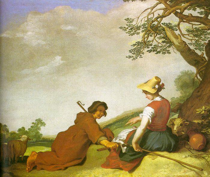 BLOEMAERT, Abraham Shepherd and Sherpherdess Sweden oil painting art